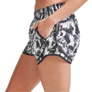 Calvin Klein Running Shorts Large Black White